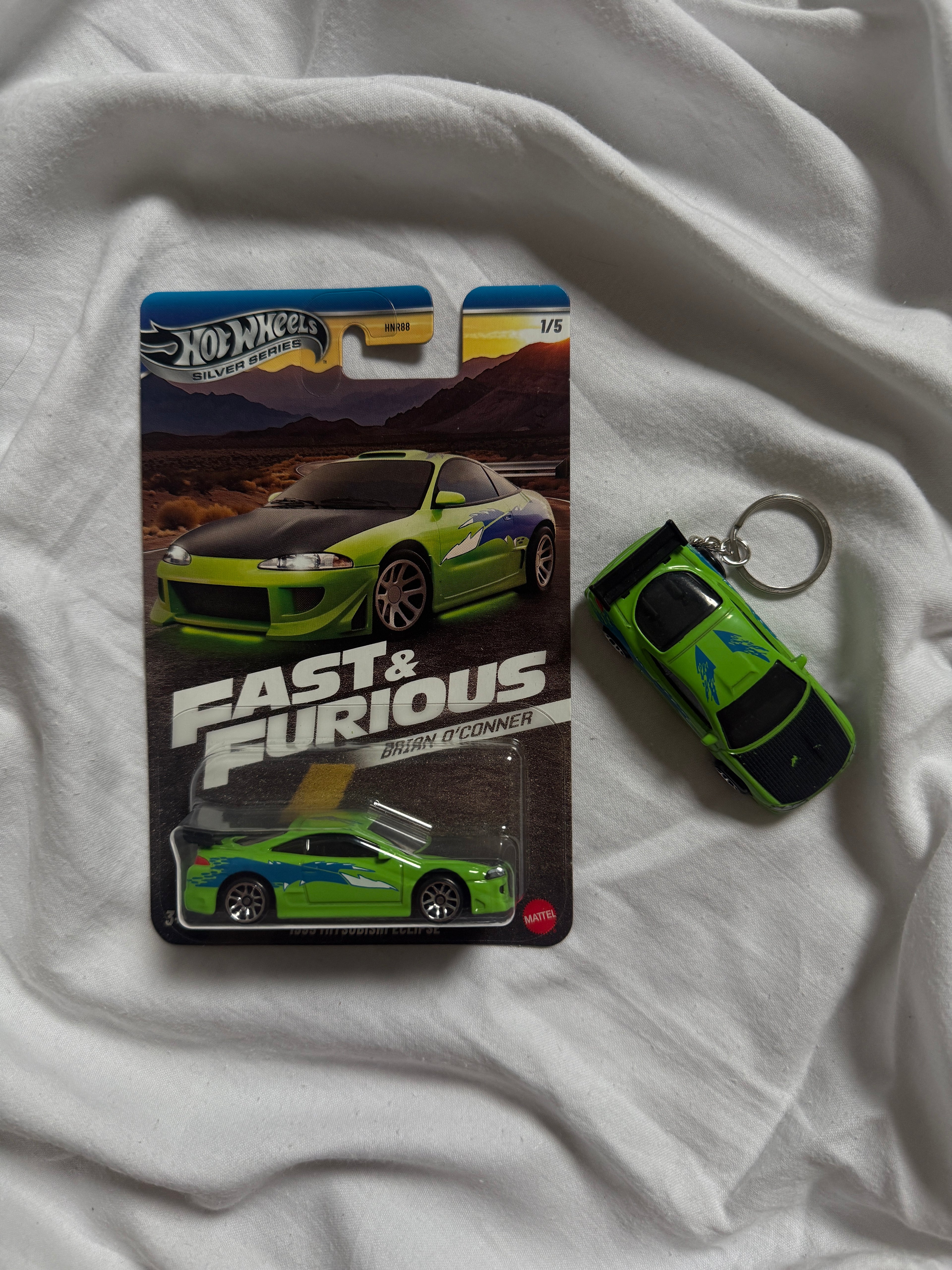 Brelok Hot Wheels Fast & Furious – Mitsubishi Eclipse (1995)