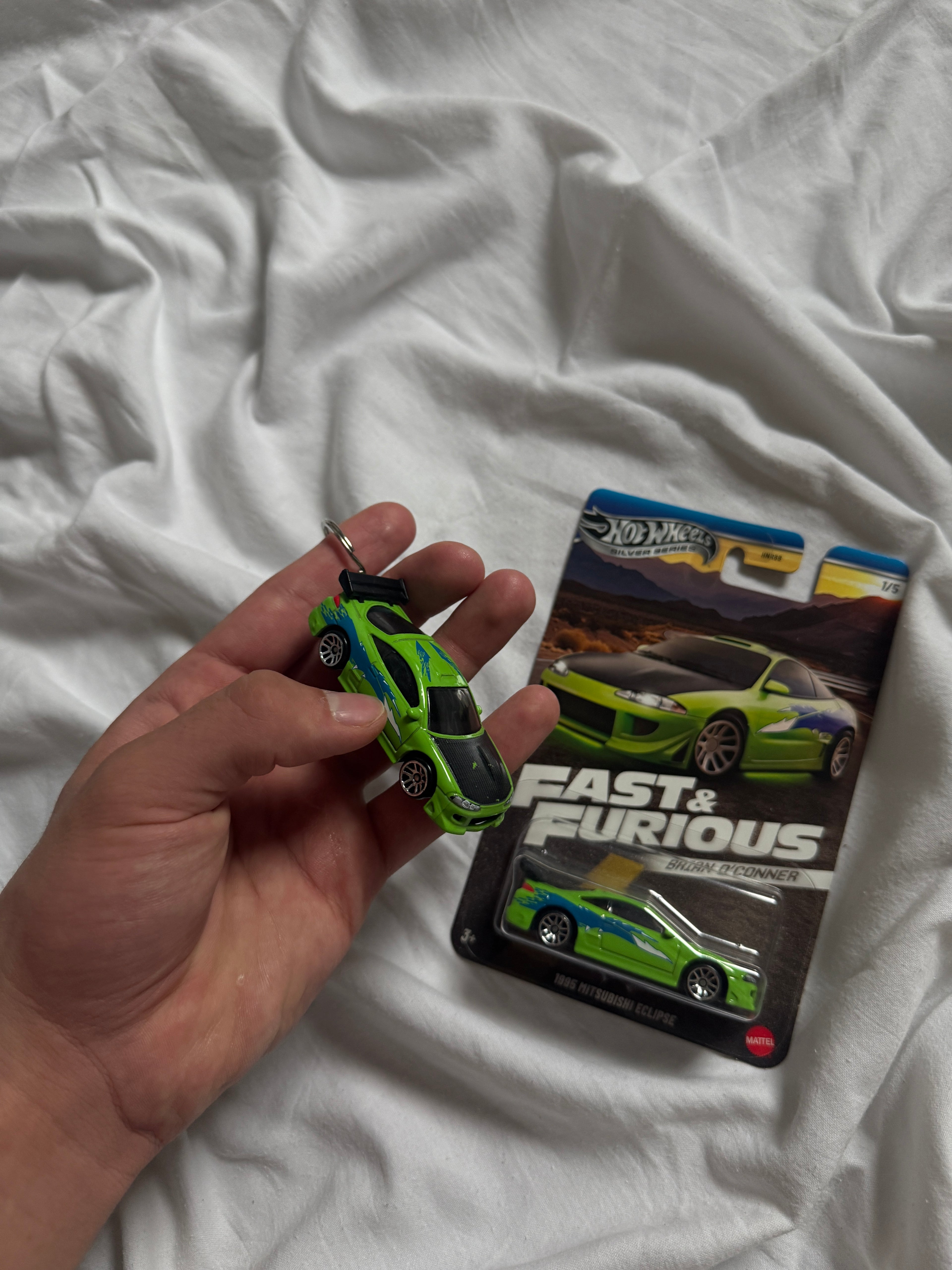 Brelok Hot Wheels Fast & Furious – Mitsubishi Eclipse (1995)