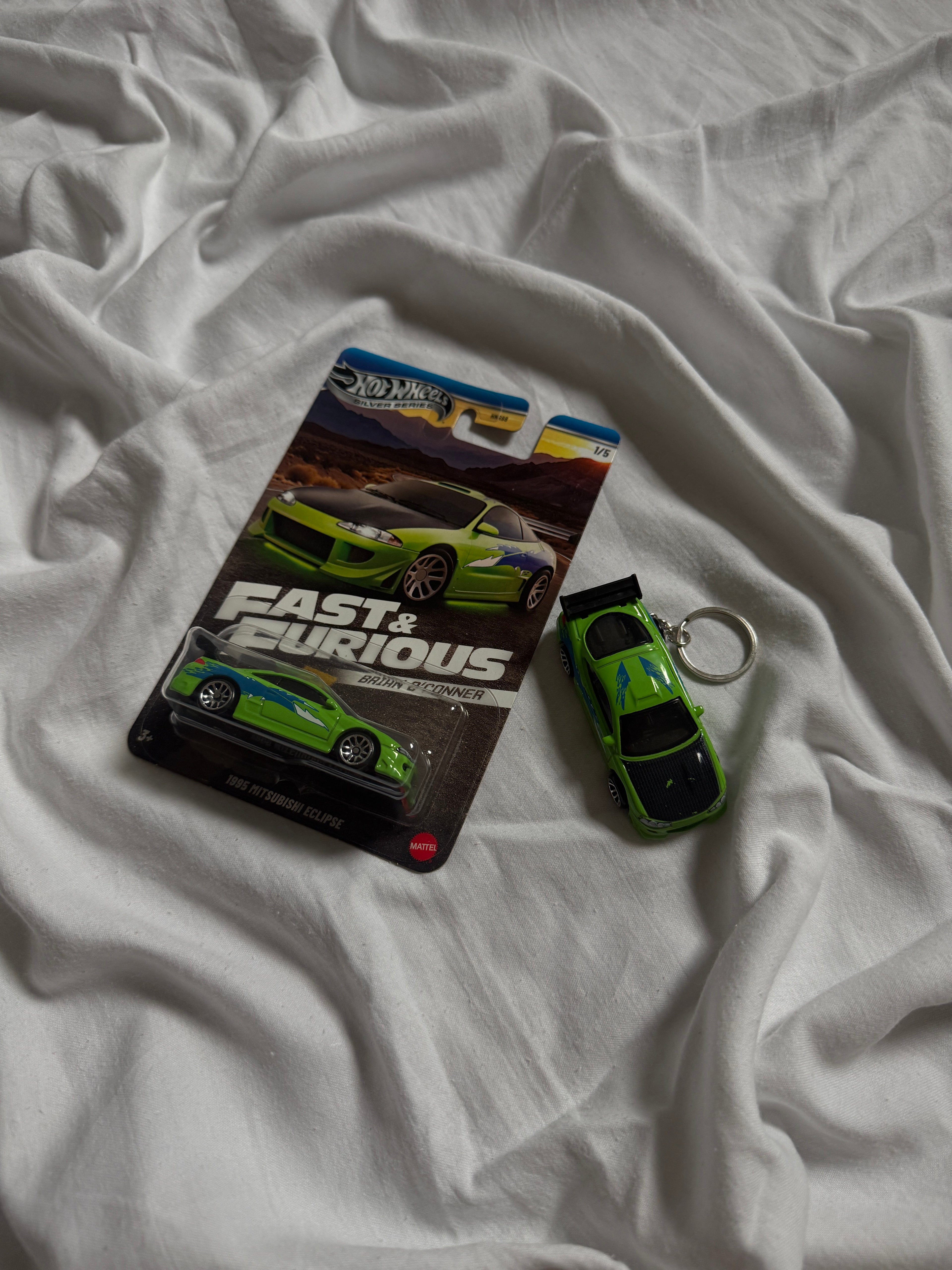 Brelok Hot Wheels Fast & Furious – Mitsubishi Eclipse (1995)