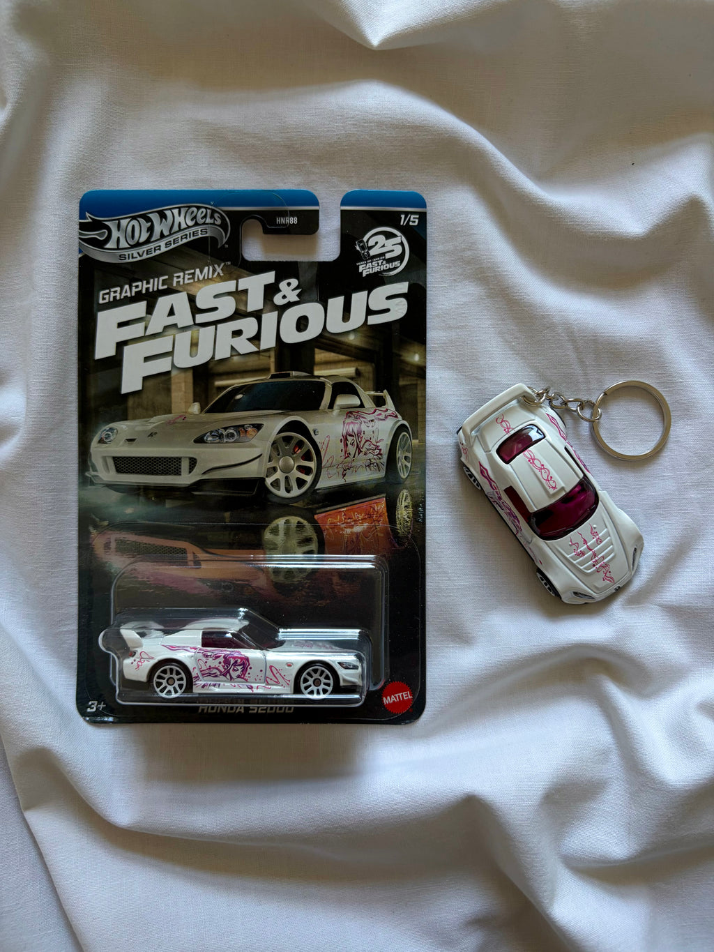Hot Wheels Honda S2000 keychain - Fast&amp;Furious "Suki"