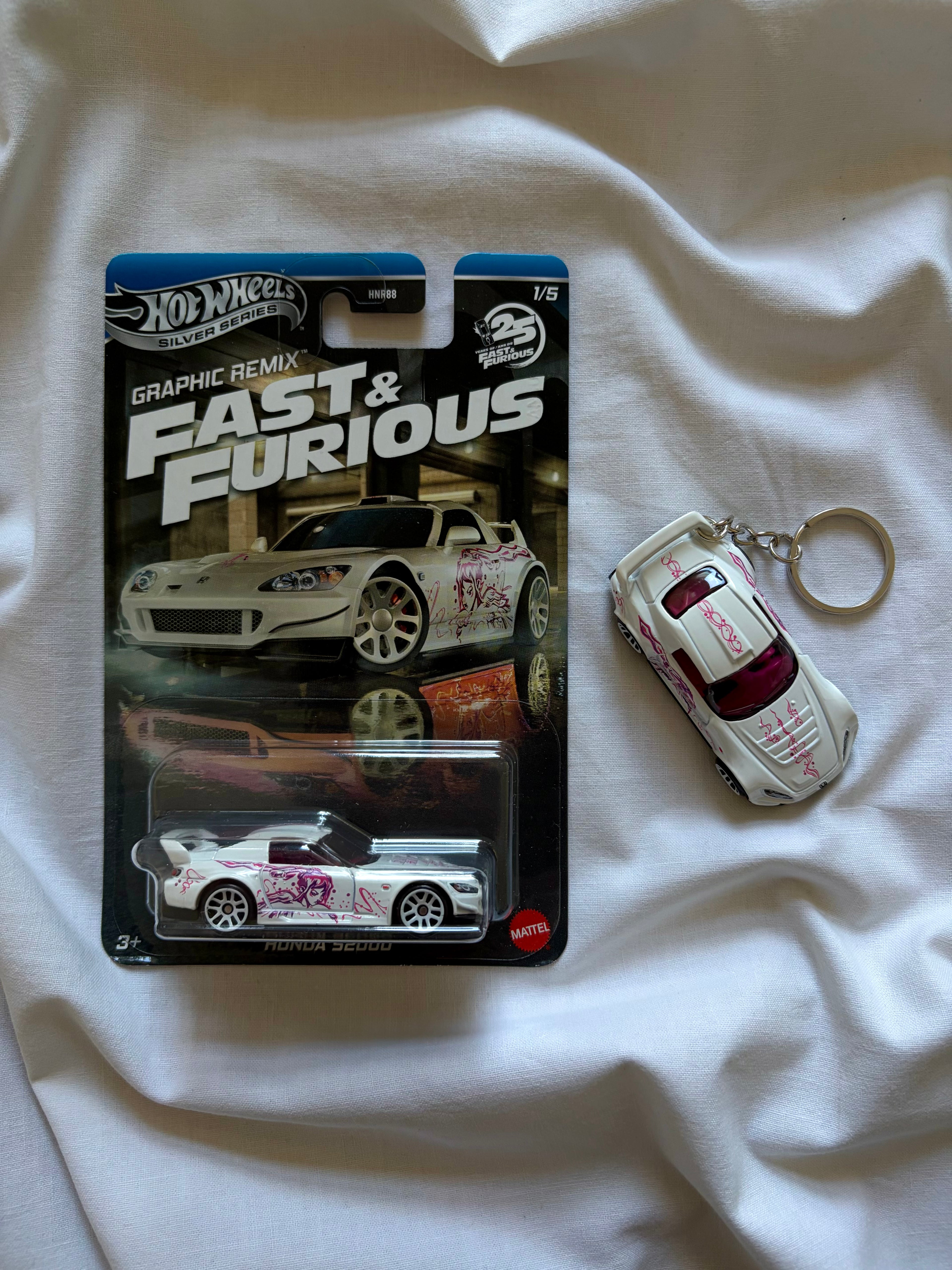 Hot Wheels Honda S2000 keychain - Fast&amp;Furious "Suki"