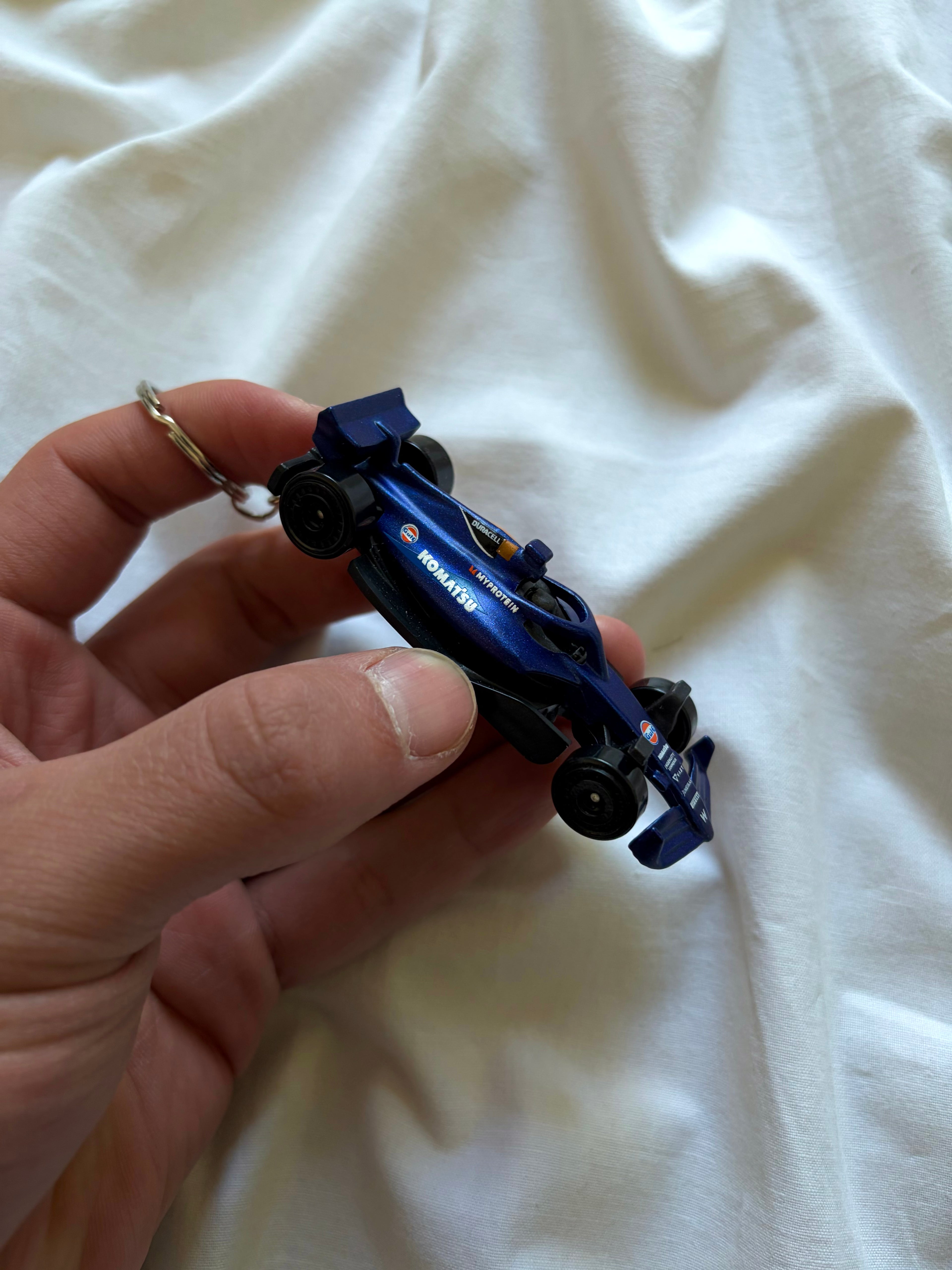 Hot Wheels Formula 1 Williams Racing keychain