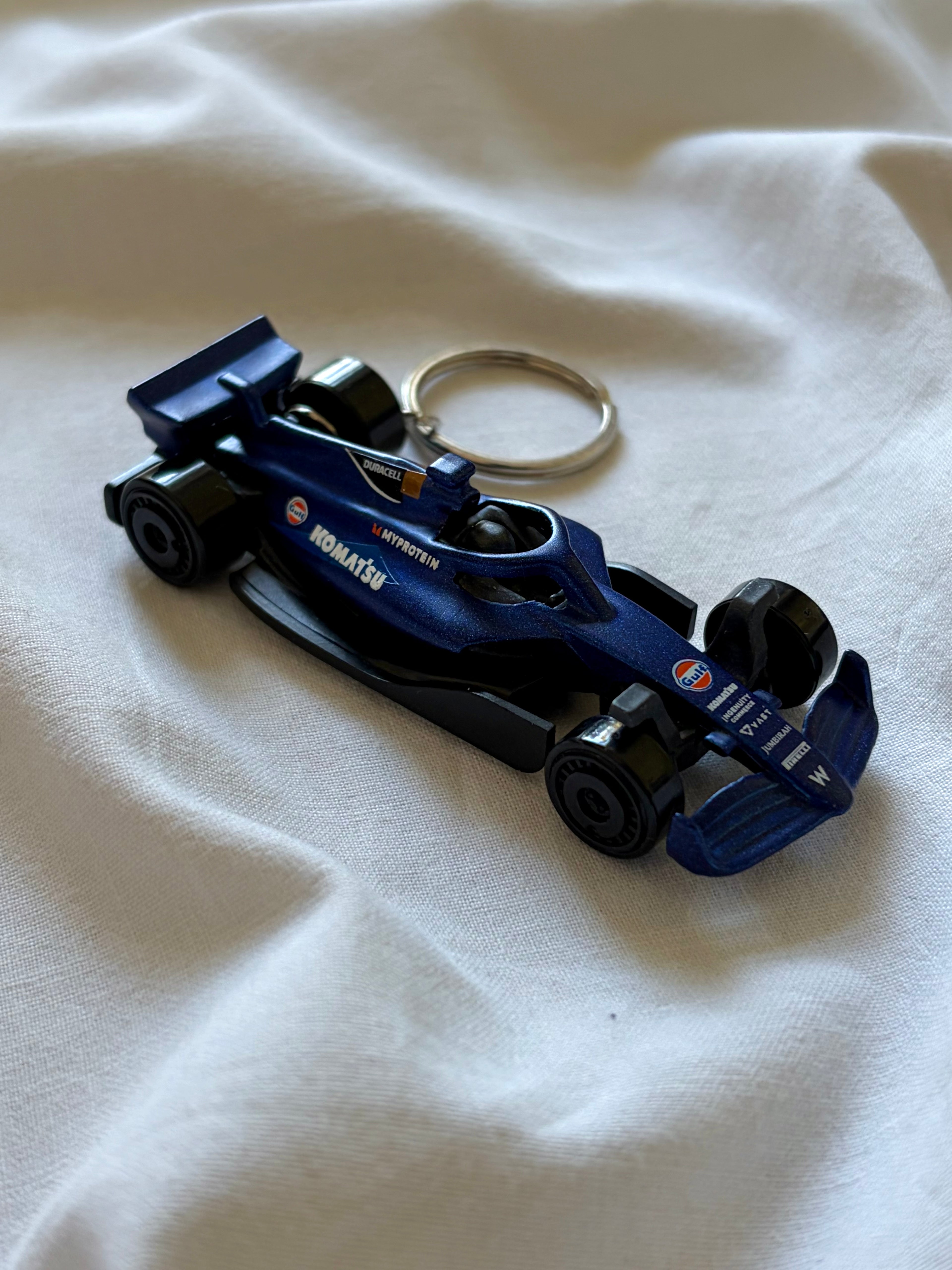 Hot Wheels Formula 1 Williams Racing keychain