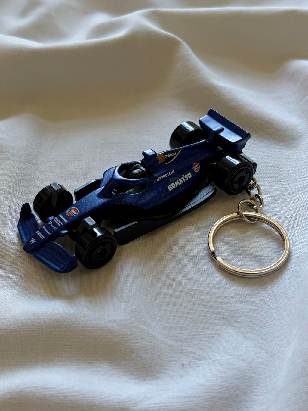 Hot Wheels Formula 1 Williams Racing keychain