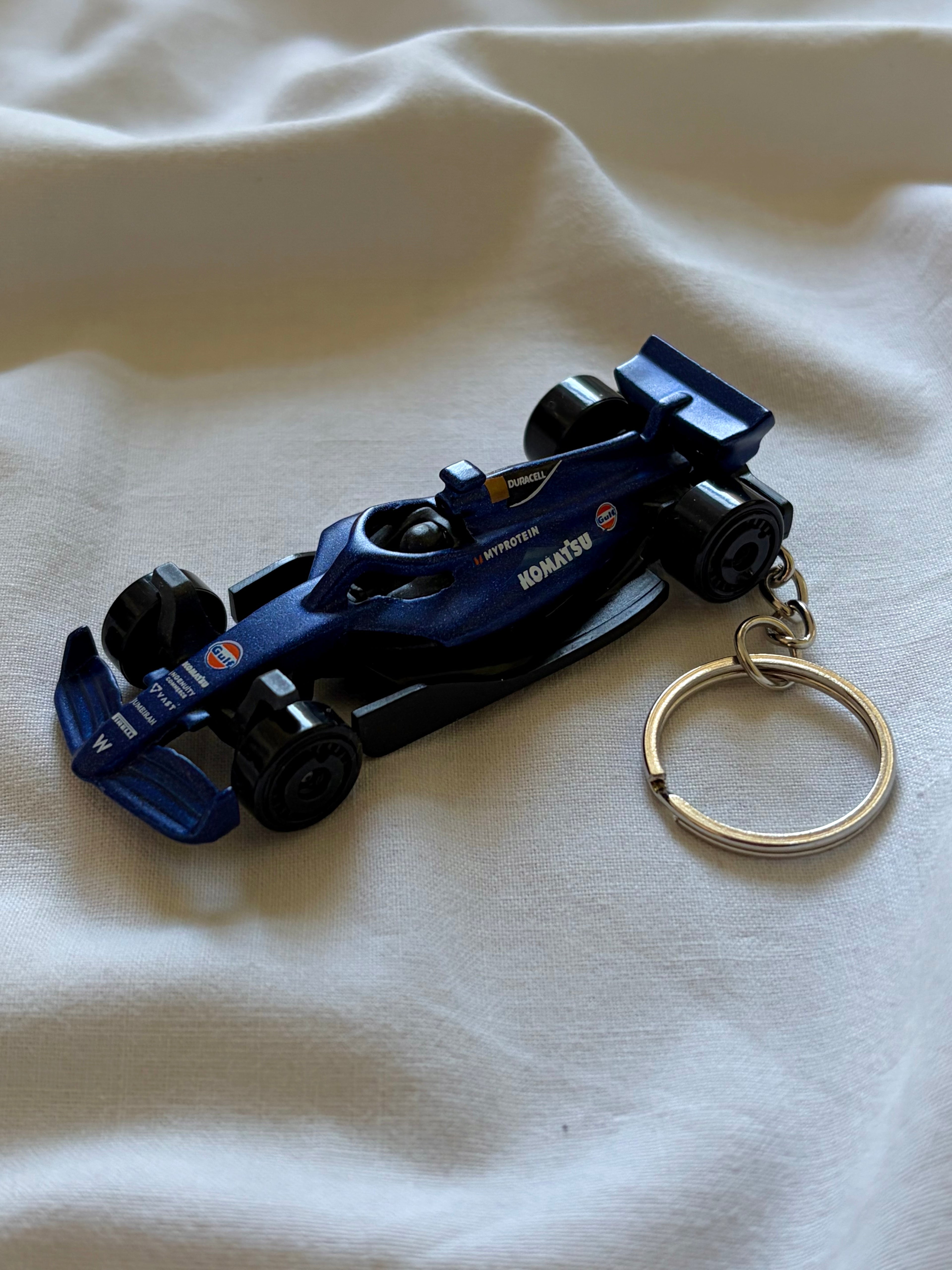 Hot Wheels Formula 1 Williams Racing keychain