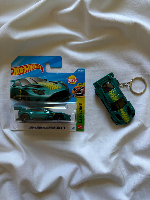 Brelok Hot Wheels Aston Martin Vantage GT3