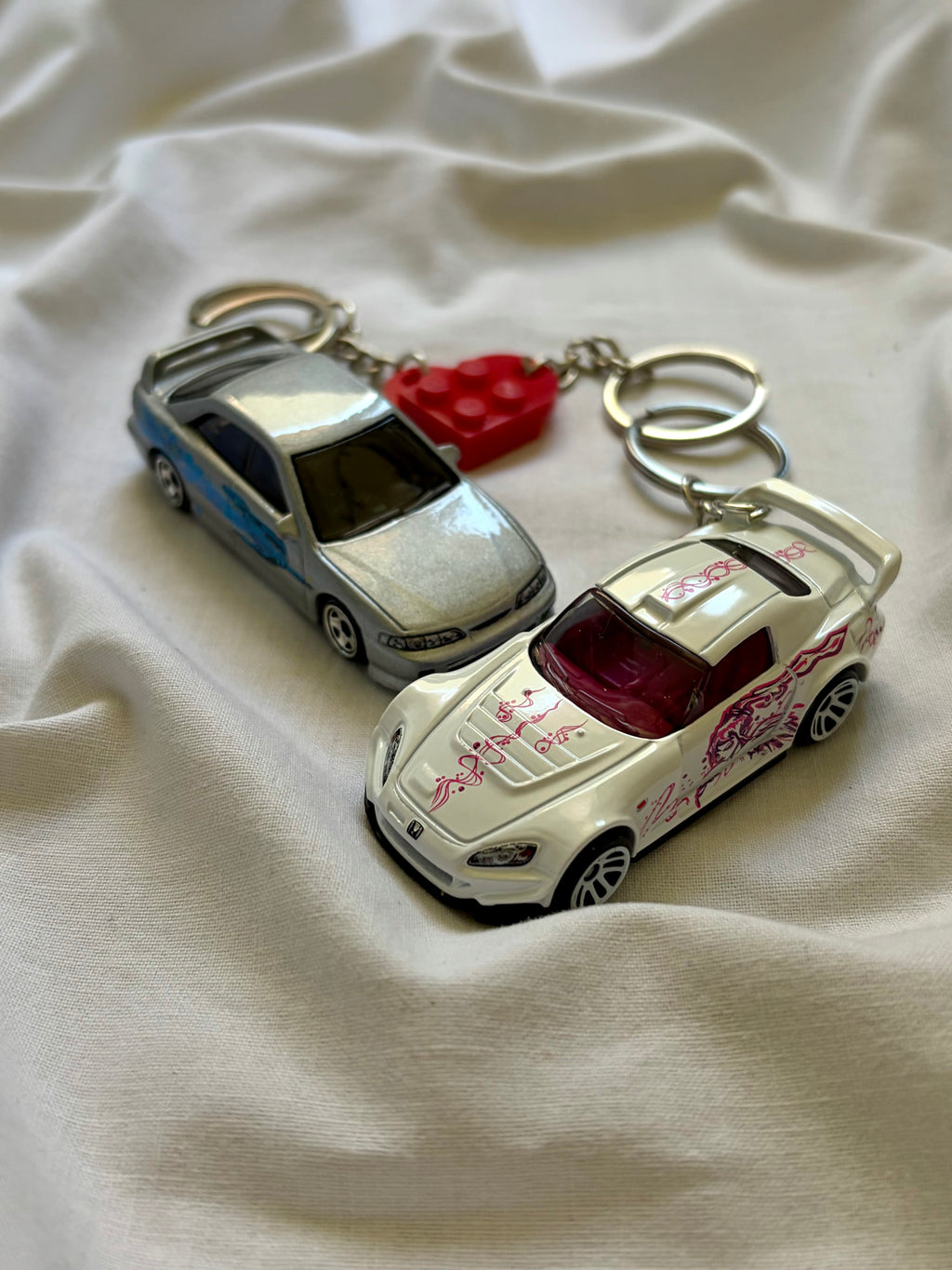 Hot Wheels Nissan Skyline GT-R Brian O'Conner and Honda S2000 Keychain Set - Suki