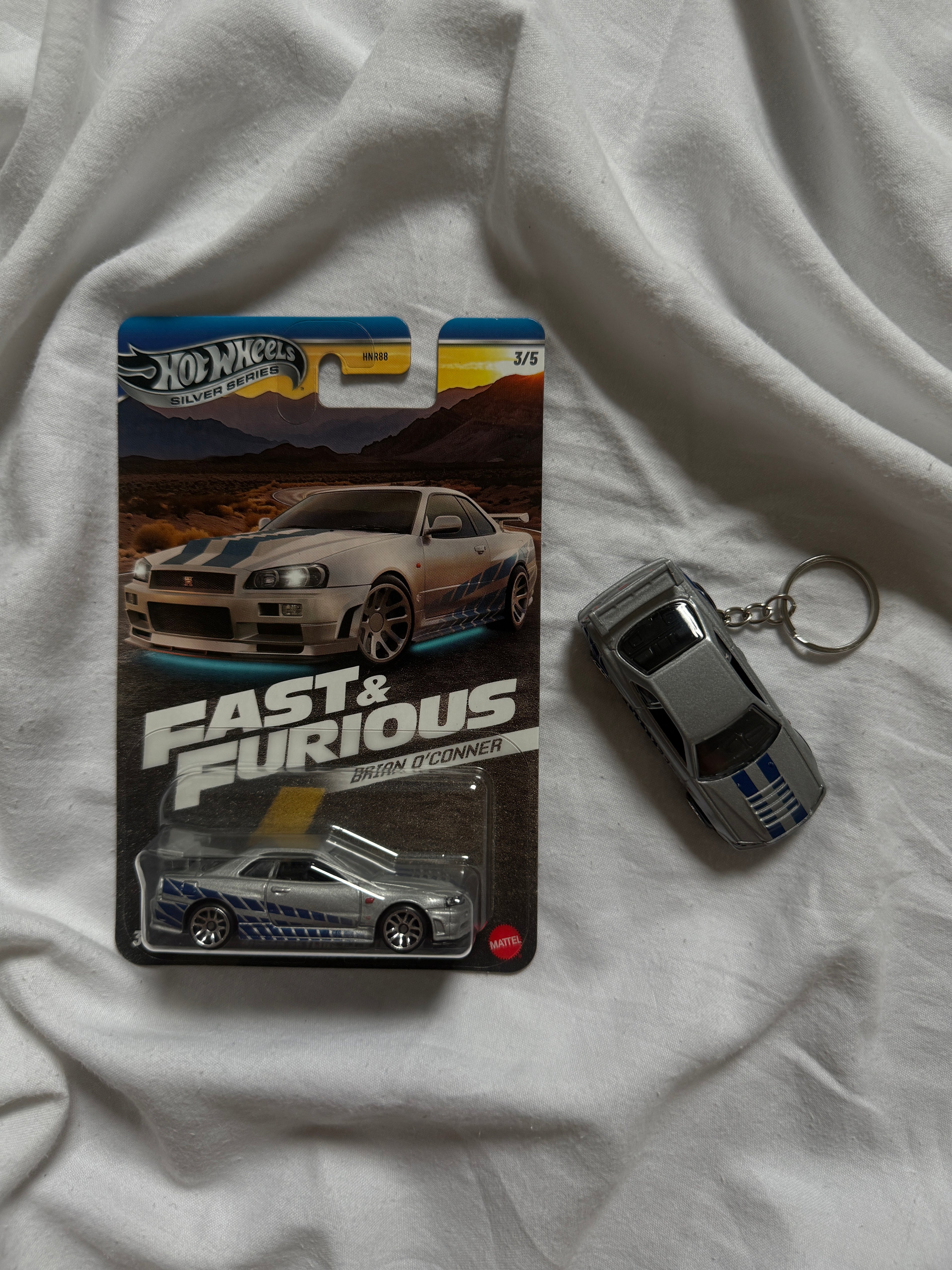 Brelok Hot Wheels Nissan Skyline GTR - Fast&Furious "Brian O'Conner"