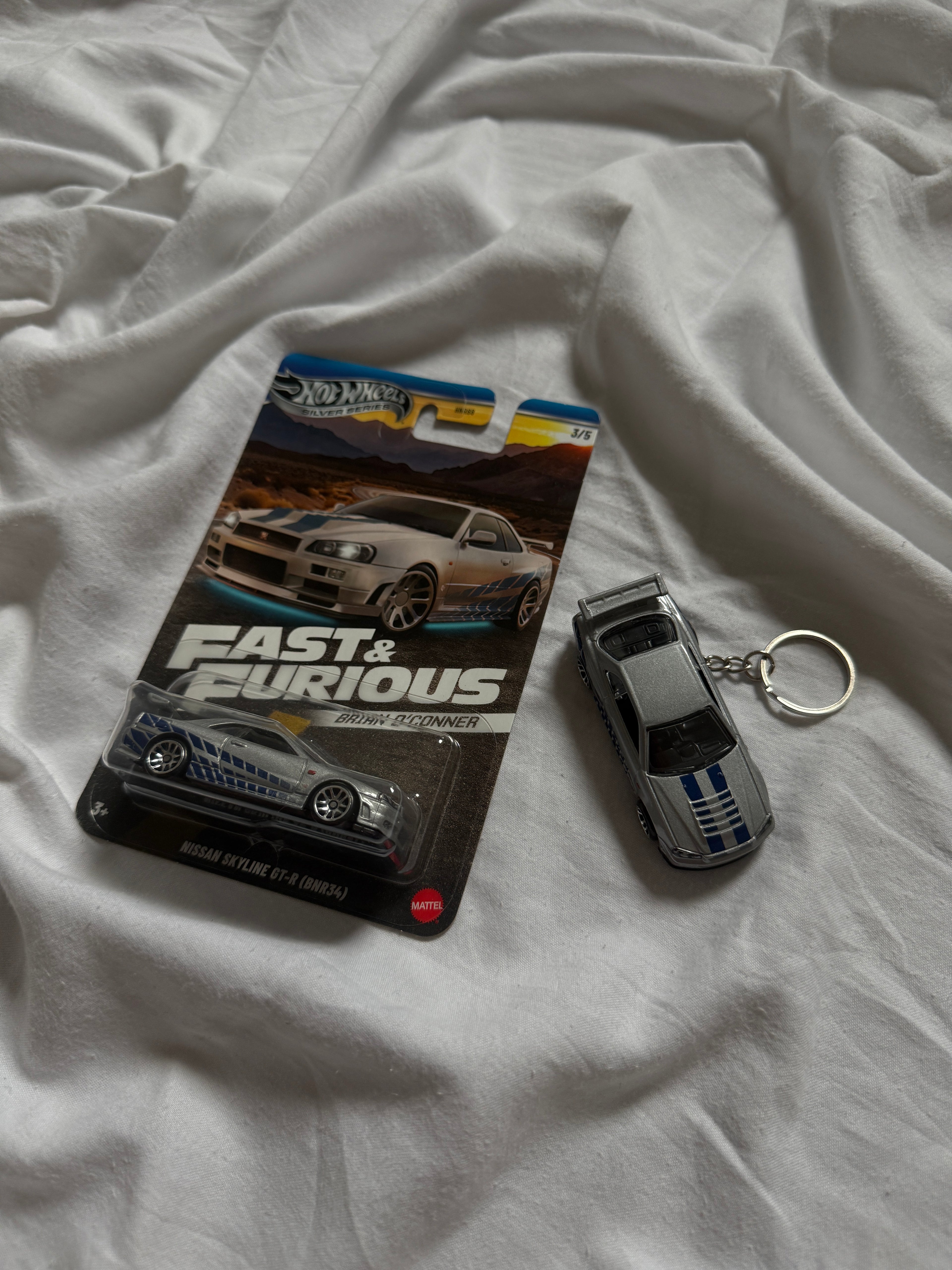 Brelok Hot Wheels Nissan Skyline GTR - Fast&Furious "Brian O'Conner"