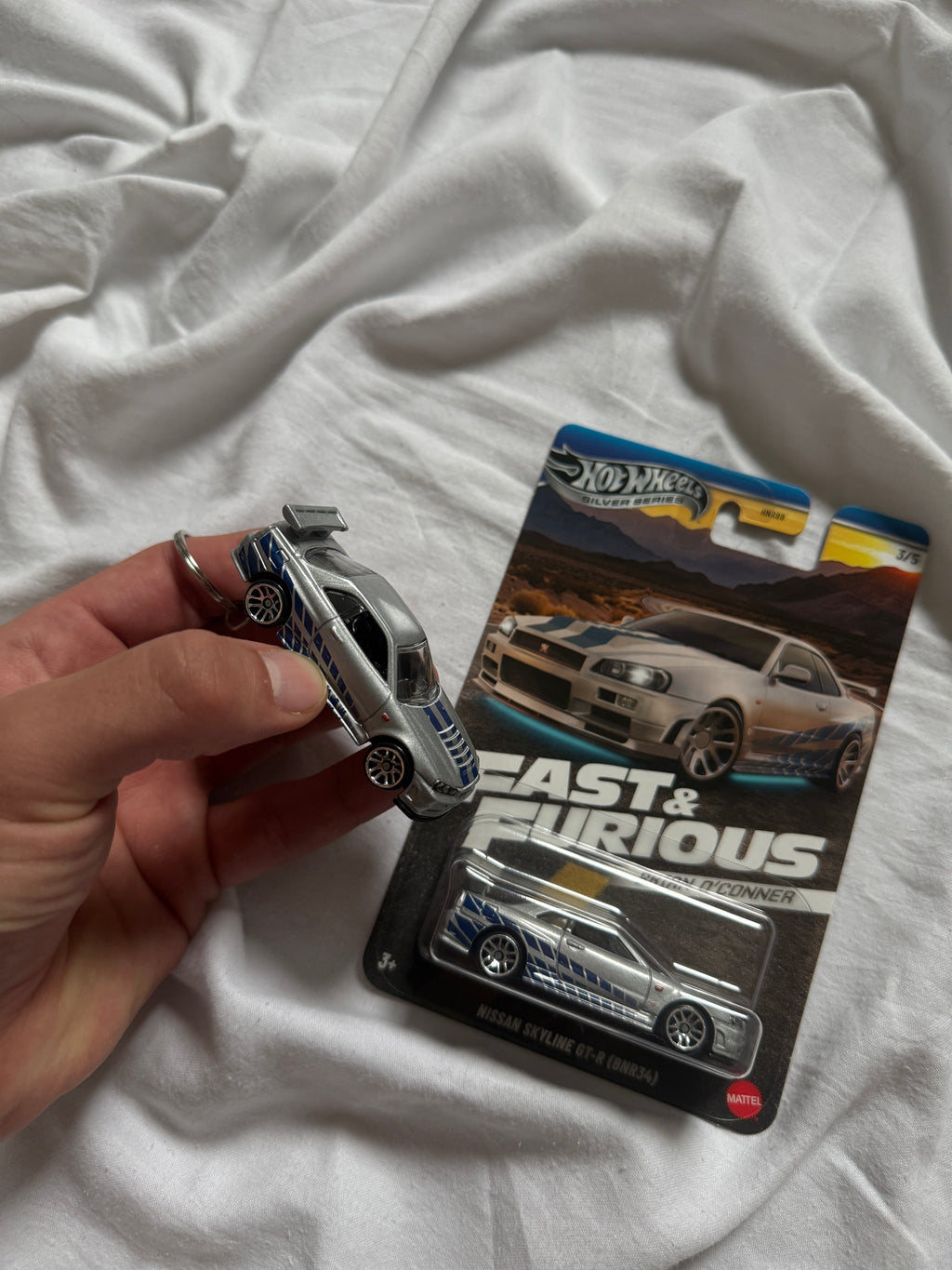 Brelok Hot Wheels Nissan Skyline GTR - Fast&Furious "Brian O'Conner"