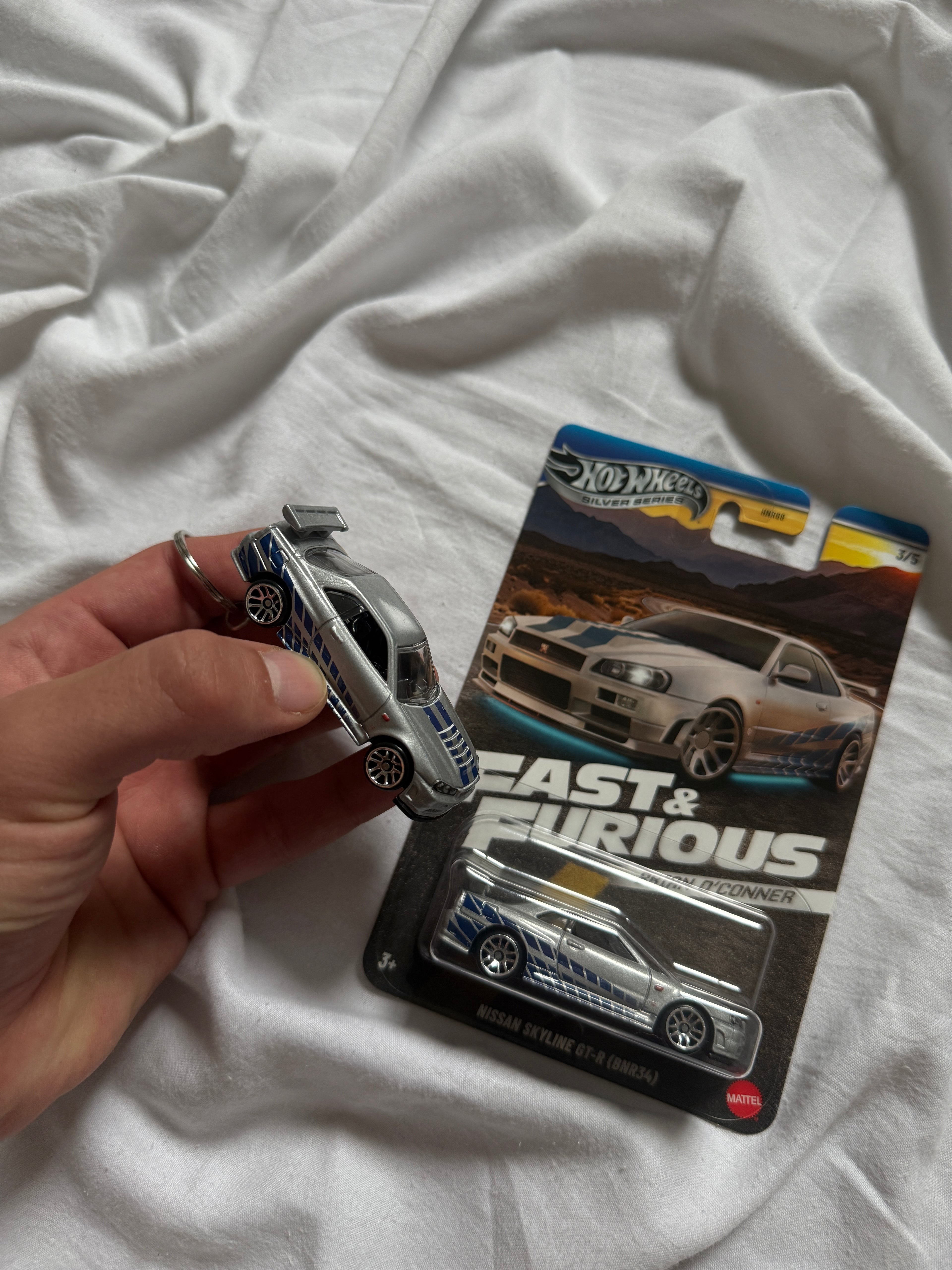 Brelok Hot Wheels Nissan Skyline GTR - Fast&Furious "Brian O'Conner"