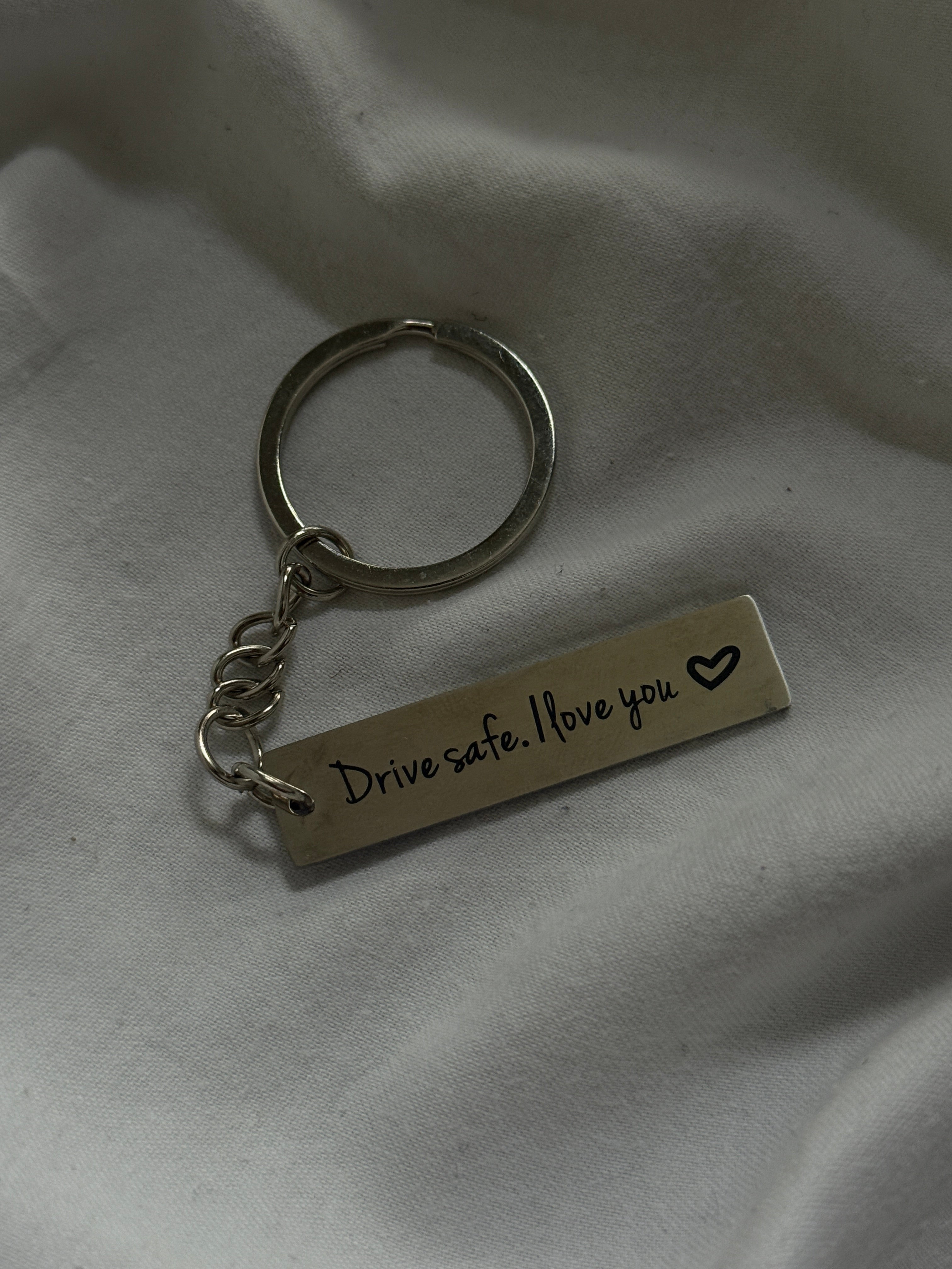 Brelok „Drive Safe, I Love You”